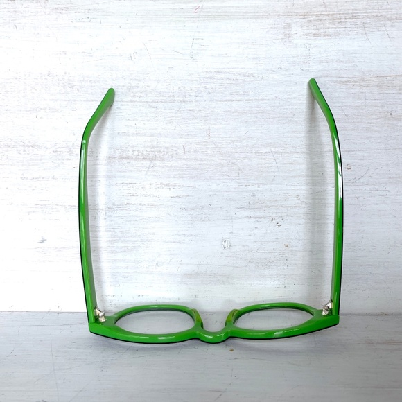 New Bold Acetate +1.00 Reading Glasses Green Black Horn rim Unisex - Picture 5 of 13